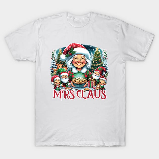 Mrs Claus - Mrs Santa Claus Christmas Gift for Nana T-Shirt by TheWorldOfRush